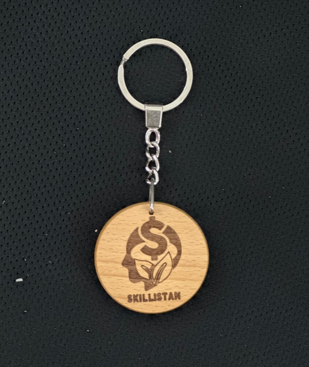 Personalized Wooden Key Rings – Custom Logo & Name | Pack of 5