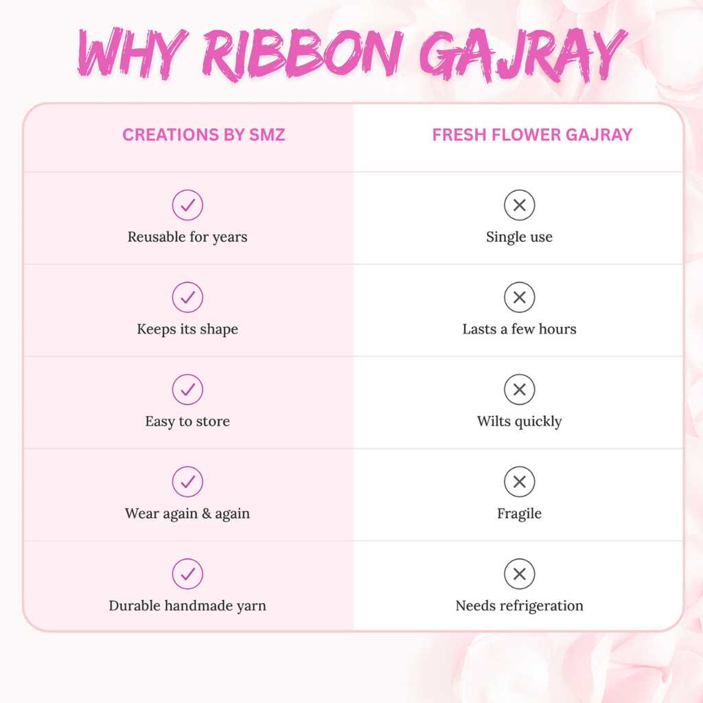 Handmade Single Flower Gajray