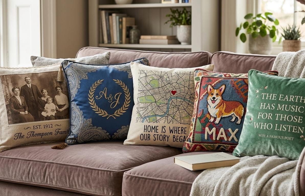 Personalized Photo Cushion – Custom Picture & Text